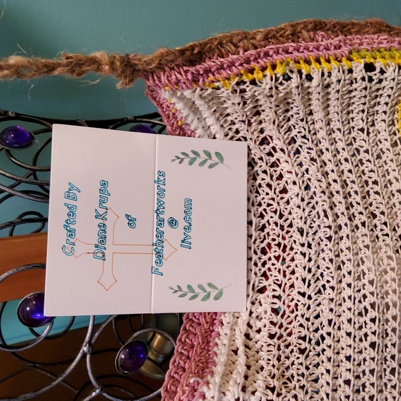 Hemp Cord String Bag - Picture 9 of 9